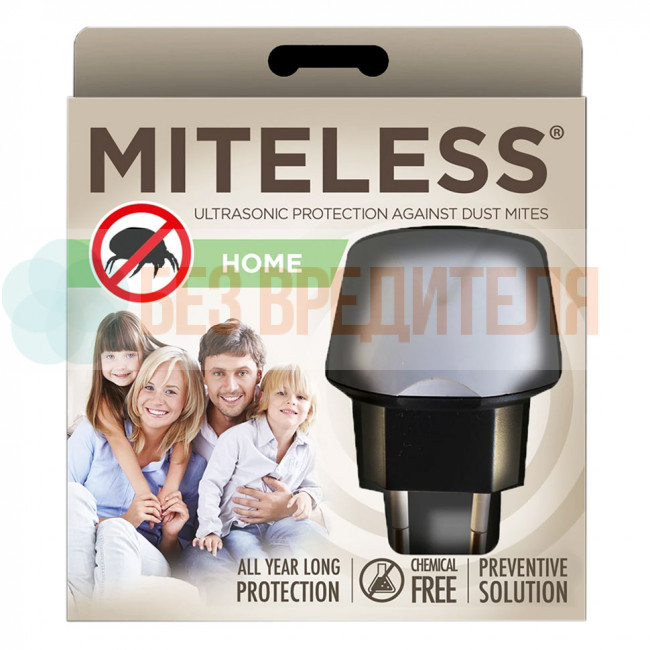 Ультразвуковой отпугиватель пылевого клеща MiteLess Home Ультразвуковой отпугиватель пылевого клеща MiteLess Home